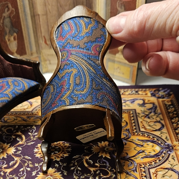 Fantastic Living Room Dollhouse Miniature Furniture Lot Vintage 1980's - Picture 5 of 11